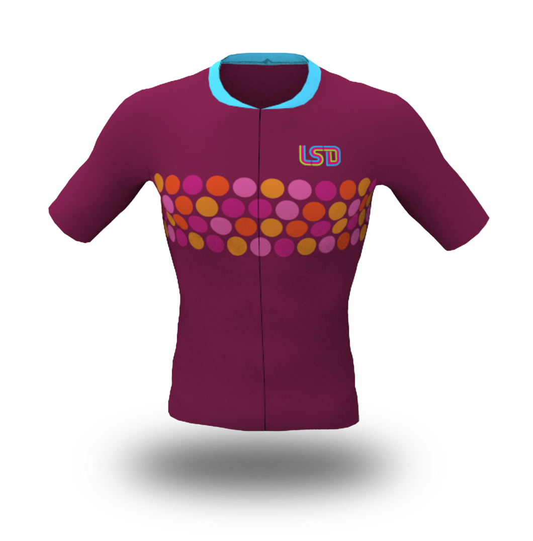 Men's Multi Color Dot Band Jersey