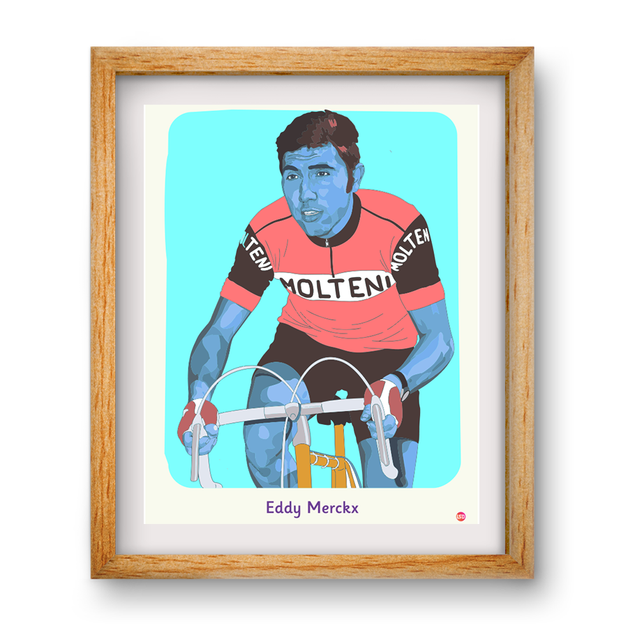 The Cannibal Eddy Merckx Fine Art Print – LSD Gear