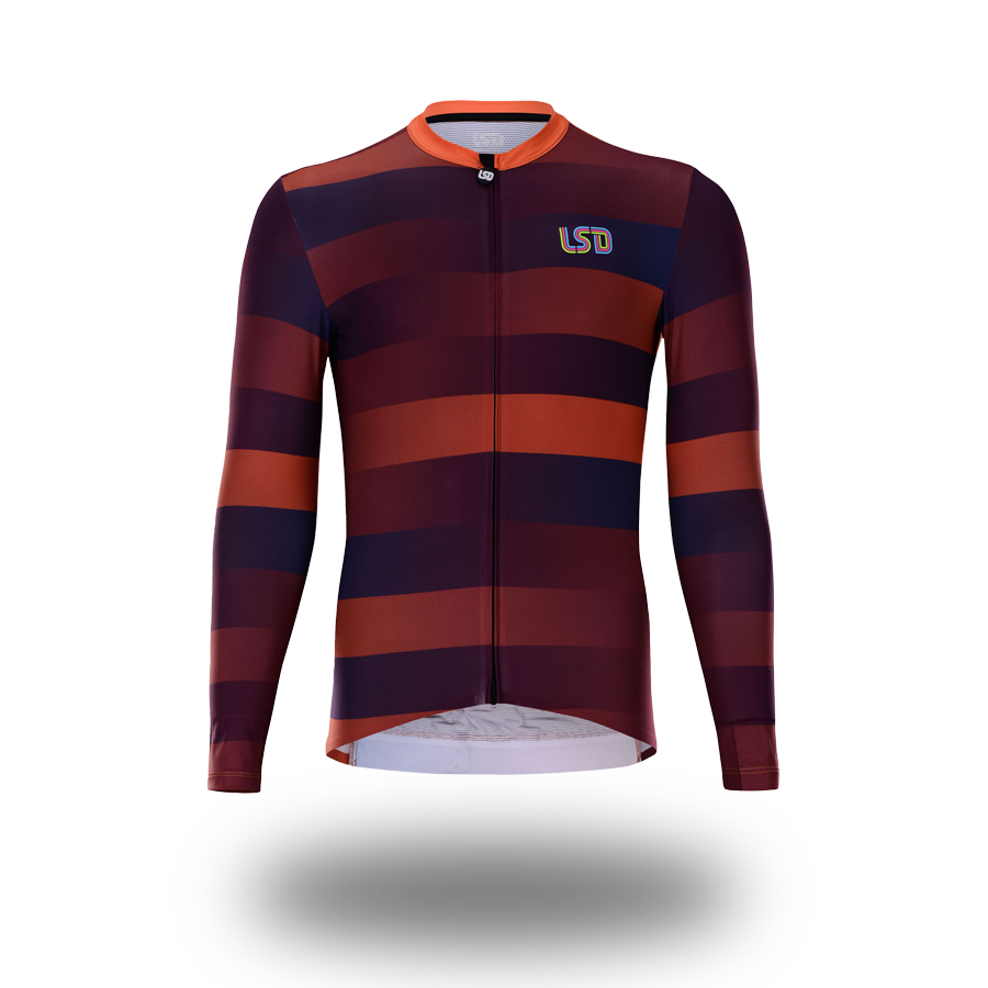 Men's Gradient Band Long Sleeve Jersey